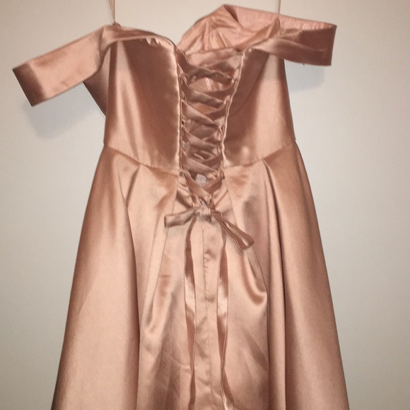 Blush Pink Ballgown Prom Dress - Picture 3 of 5